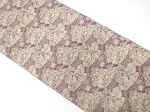 アンティーク　田舎風景模様織り出し名古屋帯（着用可）